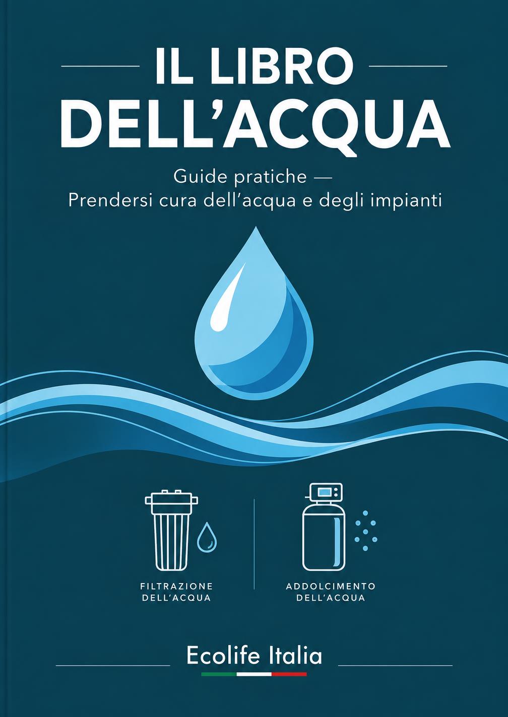 Copertina del Libro dell'Acqua — guida gratuita su depuratori e addolcitori